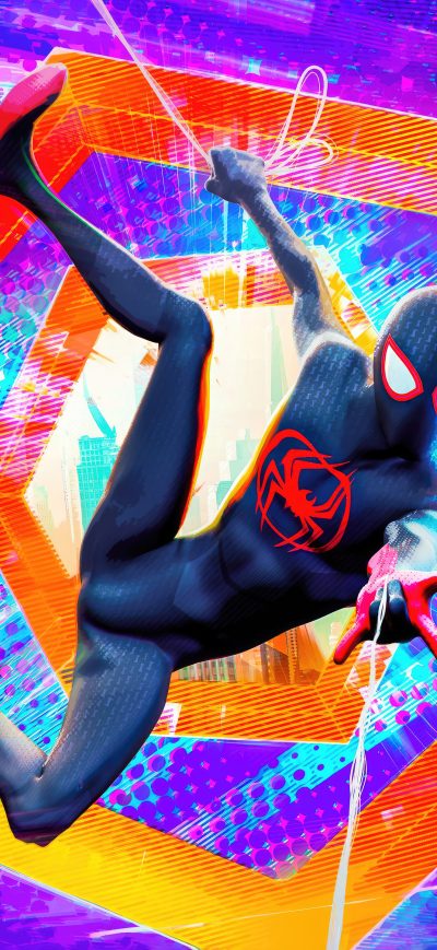 Fond d'écran iPhone 2023 Spider Man Across The Spider Verse 5k