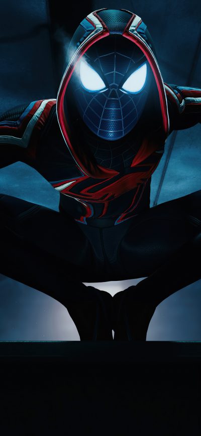 Fond d'écran iPhone Marvels Spider Man Miles Morales 5k