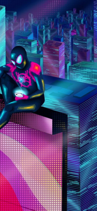 Fond d'écran iPhone Miles Morales