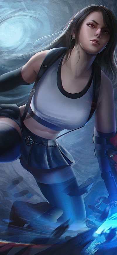 Fond d'écran iPhone Tifa Lockhart Final Fantasy 7 Remake 4k