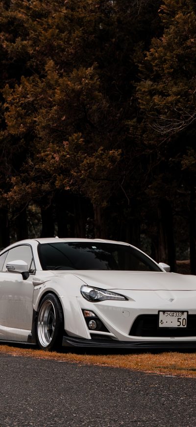 Fond d'écran iPhone White Toyota Supra 5k