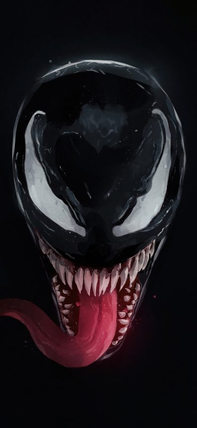 Fond d'écran iPhone Venom Dark 5k