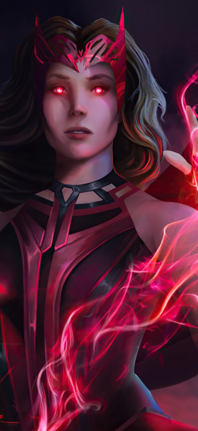 Fond d'écran iPhone Scarlet Witch Wanda