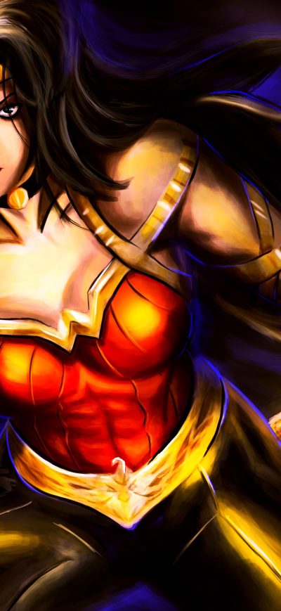 Fond d'écran iPhone Wonder Woman Warrior 4k