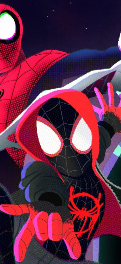 Fond d'écran iPhone SpiderMan Into The Spider Verse 2018 Art