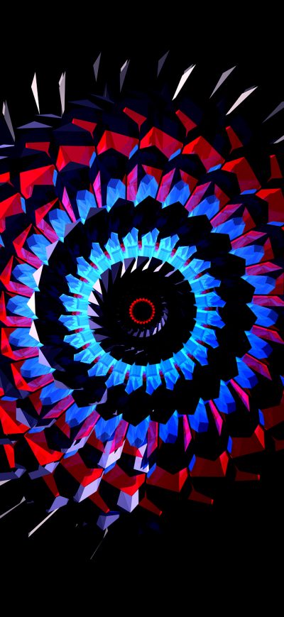 Fond d'écran iPhone Abstract Facets Circle