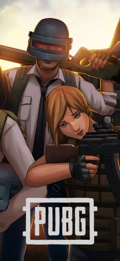 Fond d'écran iPhone Pubg Squad Art