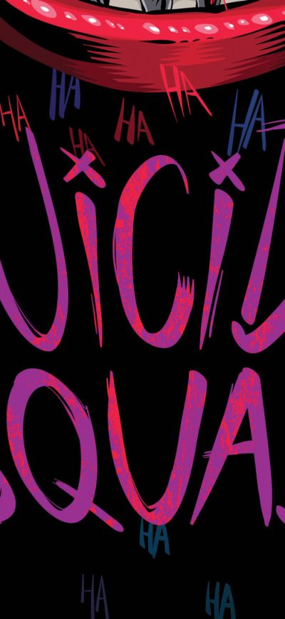 Fond d'écran iPhone Suicide Squad Typography