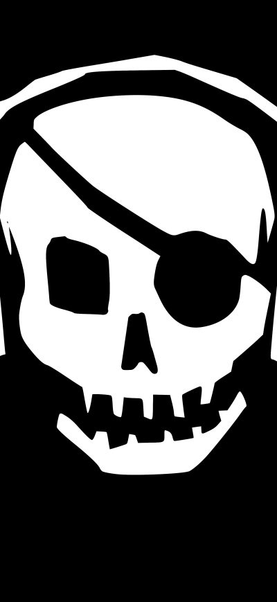 Fond d'écran iPhone Pirate Skull Headphones