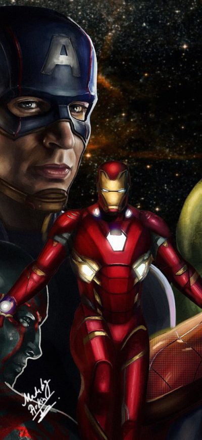 Fond d'écran iPhone Avengers Infinity War Digital Artwork