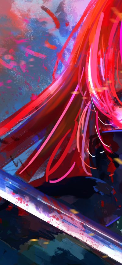 Fond d'écran Shakugan No Shana Anime Girl 5k sur iPhone