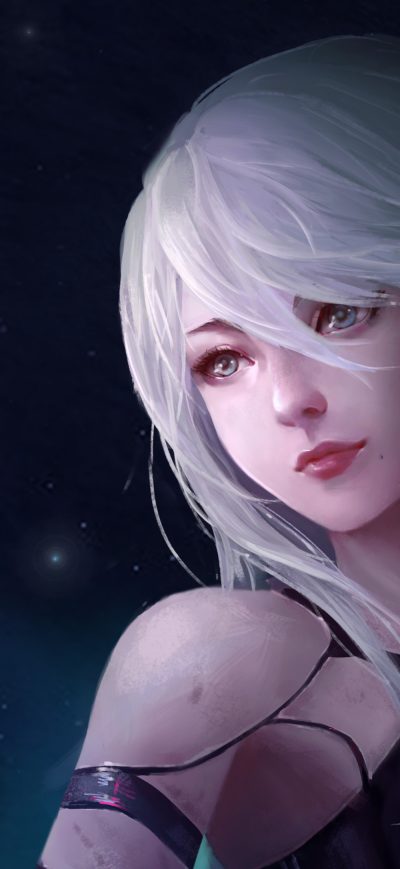 Fond d'écran Nier Automata 4k Artwork sur iPhone