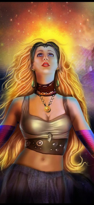 Fond d'écran iPhone Nirvana Fantasy Girl Hand Water