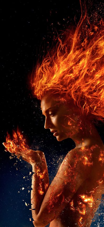 Fond d'écran iPhone X Men Dark Phoenix 4k