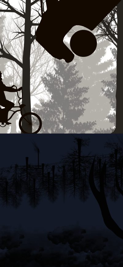 Fond d'écran iPhone Stranger Things Season 2 Upside Down Artwork