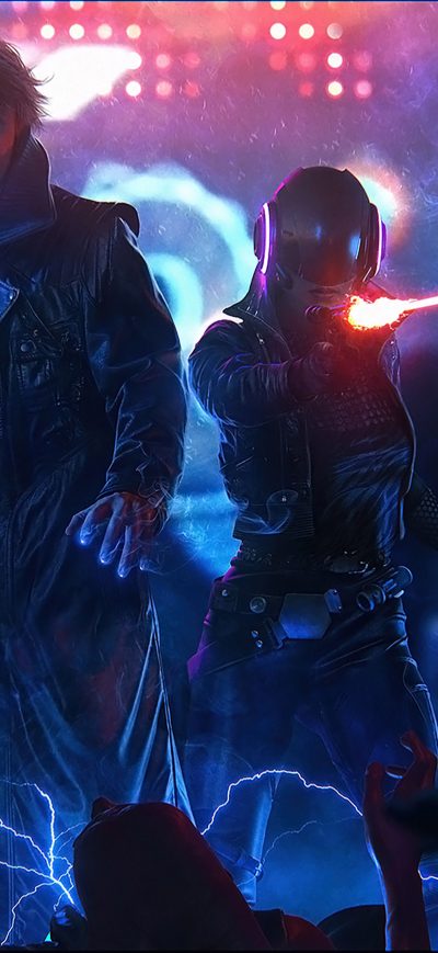 Fond d'écran iPhone Star Wars Cyberpunk