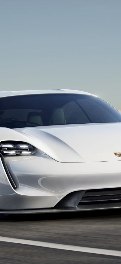 Fond d'écran Porsche Misson E sur iPhone