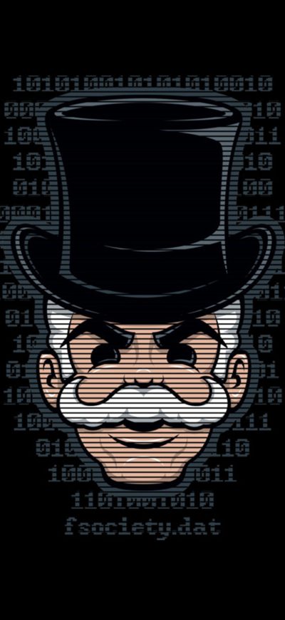 Fond d'écran iPhone Mr Robot Mask F Society Artwork 4k