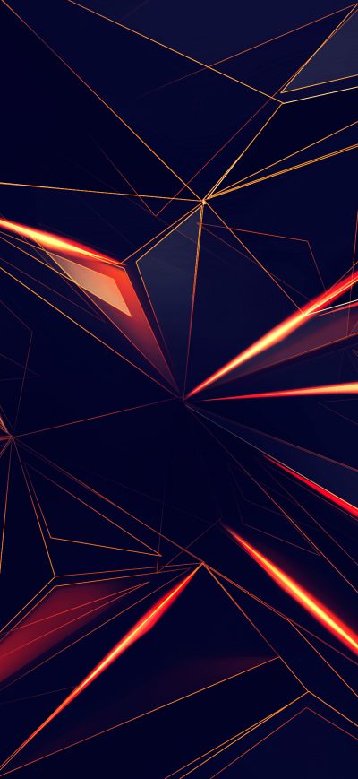 Fond d'écran iPhone 3d Shapes Abstract Lines 4k
