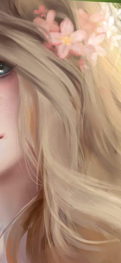 Fond d'écran iPhone Blonde Women Digital Art 4k