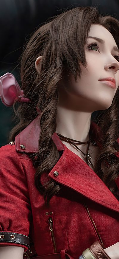 Fond d'écran iPhone Cosplay Of Aerith Gainsborough Final Fantasy 4k