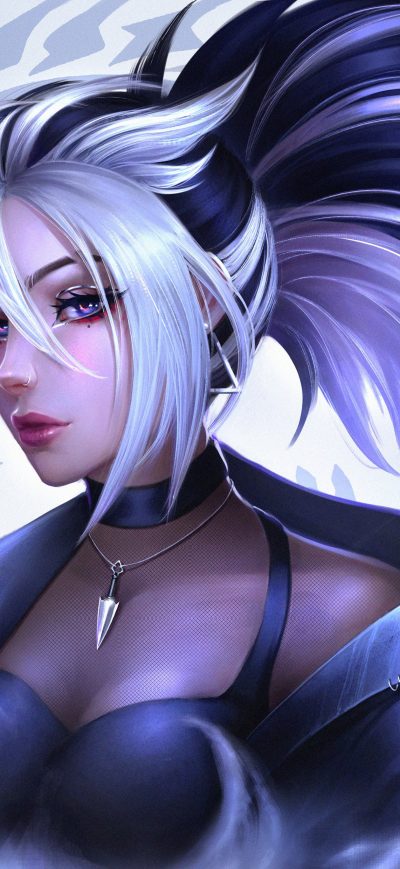 Fond d'écran iPhone Akali Lol Fanart 4k