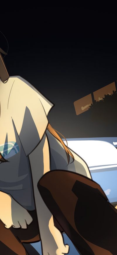 Fond d'écran iPhone Anime Girl With Cars