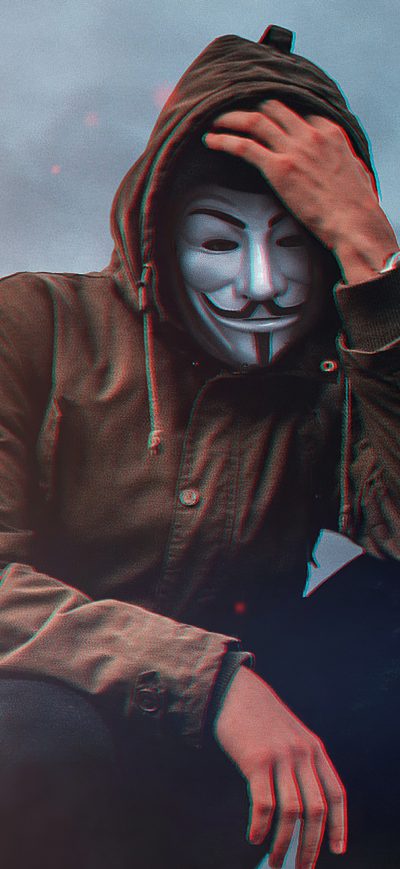 Fond d'écran iPhone Life Is Cool Anonymus Guy 4k