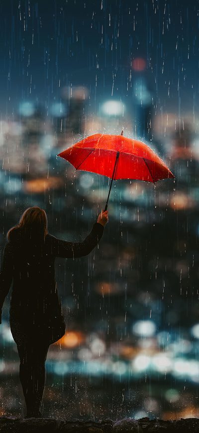 Fond d'écran iPhone Catch The Rain 4k