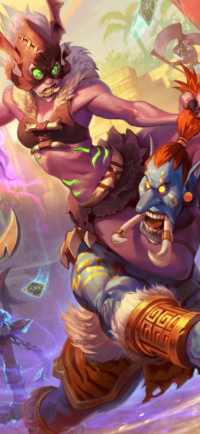 Fond d'écran iPhone Hearthstone 2018 Expansions 4k
