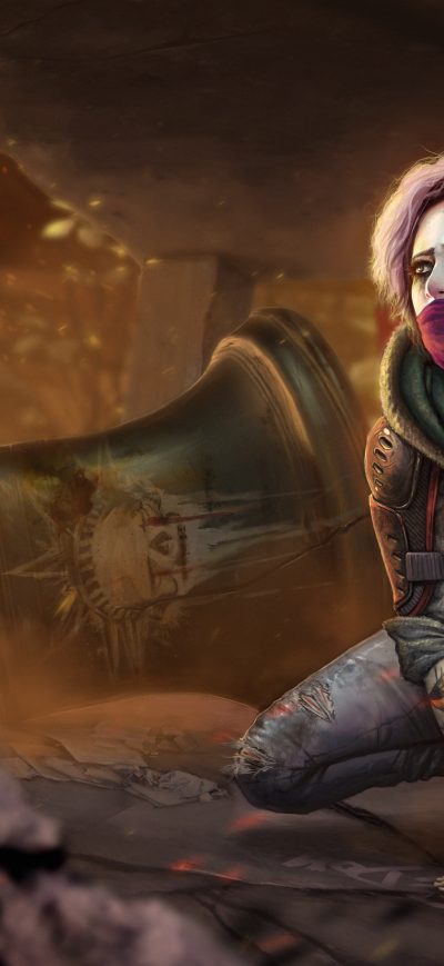 Fond d'écran iPhone Homefront The Revolution Girl Art 4k