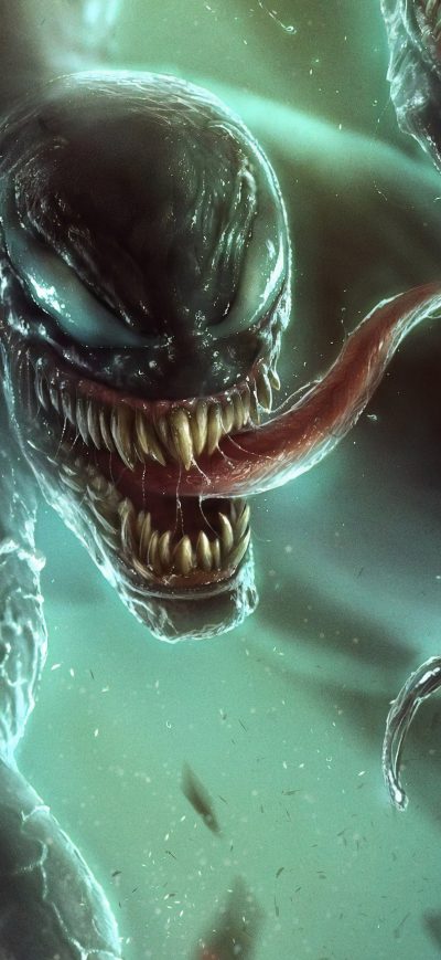 Fond d'écran iPhone Venom Artwork 8k