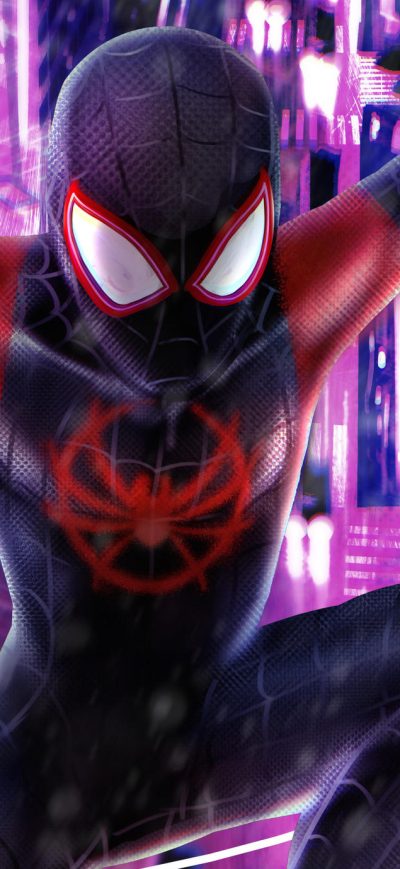 Fond d'écran iPhone Miles Morales Spider Man