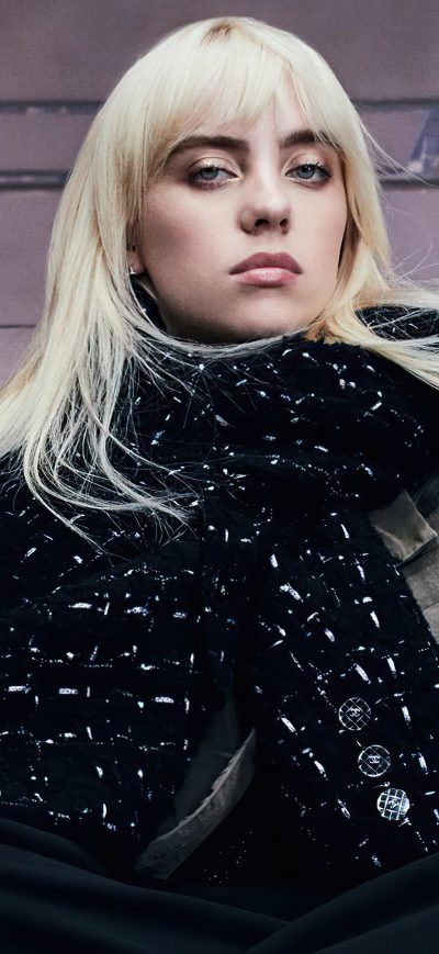 Fond d'écran iPhone Billie Eilish Vogue Australia