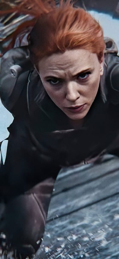 Fond d'écran iPhone Black Widow Fight Scene 5k