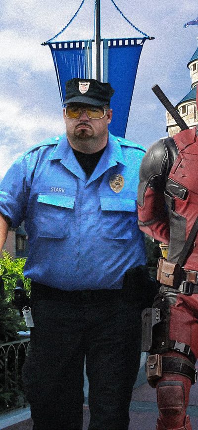 Fond d'écran iPhone Deadpool 2 Arrested By Police