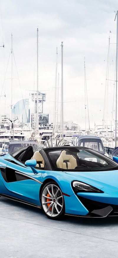 Fond d'écran iPhone McLaren 570S Spider 2018 4k