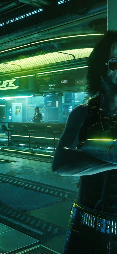 Fond d'écran iPhone Keanu Reeves From Cyberpunk 2077