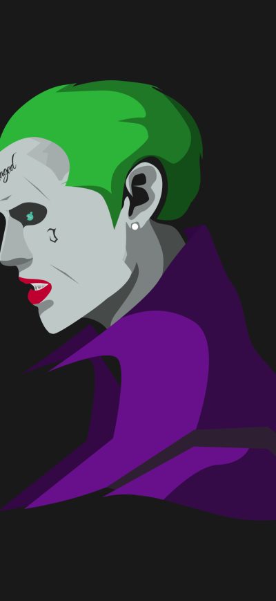 Fond d'écran iPhone Suicide Squad Joker Minimalism