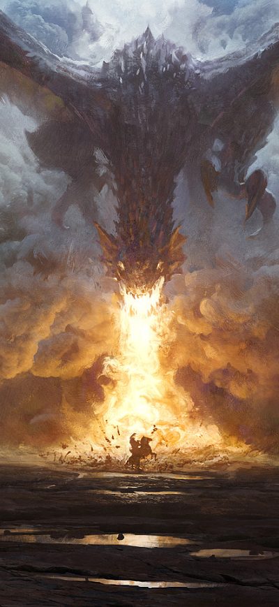 Fond d'écran iPhone Dragon Breath