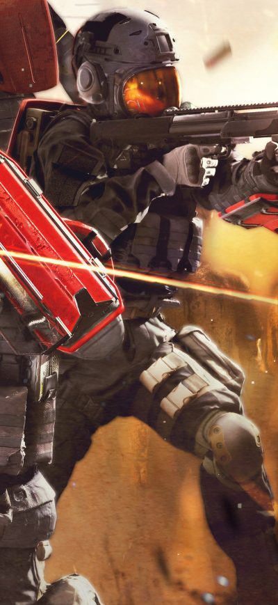 Fond d'écran iPhone Mercenaries Umbrella Corps 4k