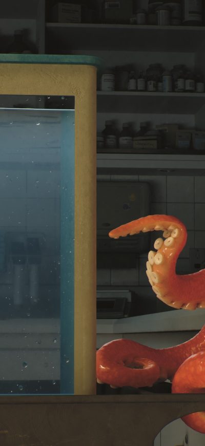 Fond d'écran iPhone Hank Octopus In Finding Dory