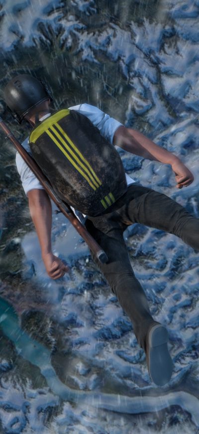 Fond d'écran iPhone Pubg Jump 4k