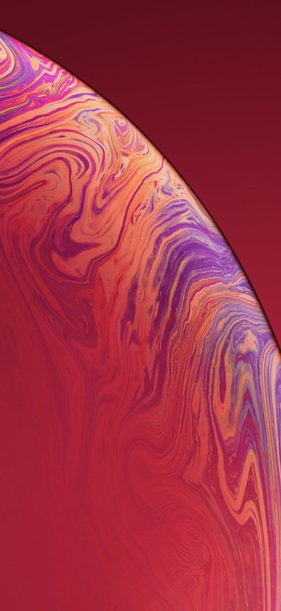 Fond d'écran iPhone IPhone Xs Double Bubble Red
