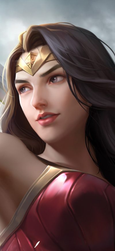Fond d'écran iPhone Wonder Woman Artwork 2018 Latest