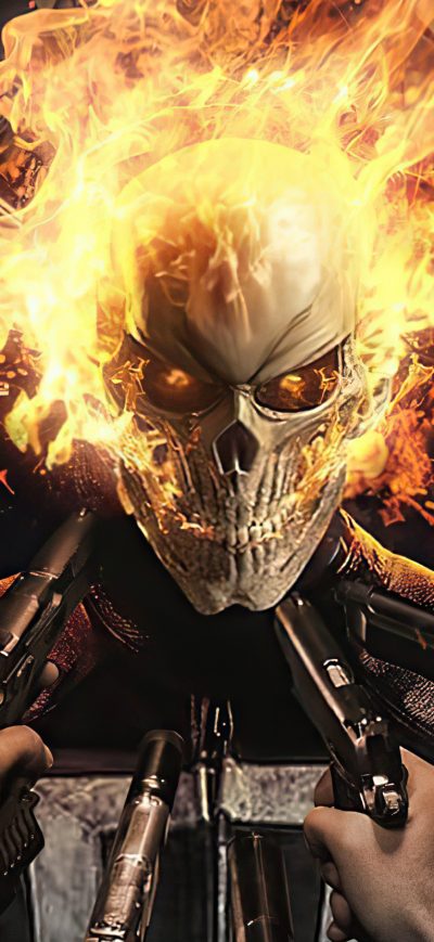 Fond d'écran iPhone Ghost Rider Artwork 2020