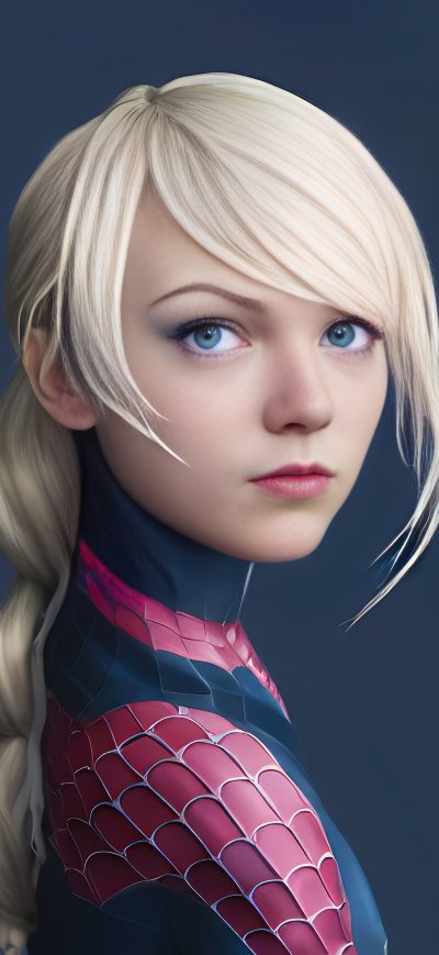 Fond d'écran iPhone Gwen Stacy As Gwen Illustration