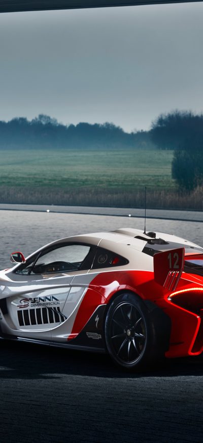 Fond d'écran iPhone McLaren MSO P1 GTR Ayrton Senna 2018 Rear