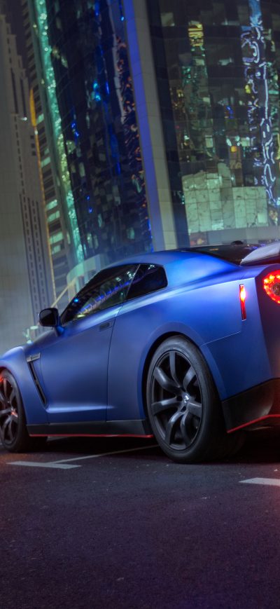 Fond d'écran iPhone Nissan GTR Rear 4k