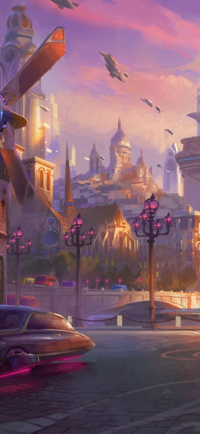Fond d'écran iPhone Overwatch Paris Key Art 2019